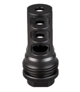 SilencerCo AC4766 ASR Muzzle Brake Black Nitride 9/16x24 RH Threads 9mm