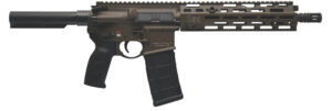 HK 81001201 MR556 A4 5.56x45mm 30+1 11" Black Threaded Barrel, M-LOK Handguard, Patriot Brown Picatinny Rail Receiver, Black Synthetic Pistol Tube, Black Polymer Grip, Ambidextrous