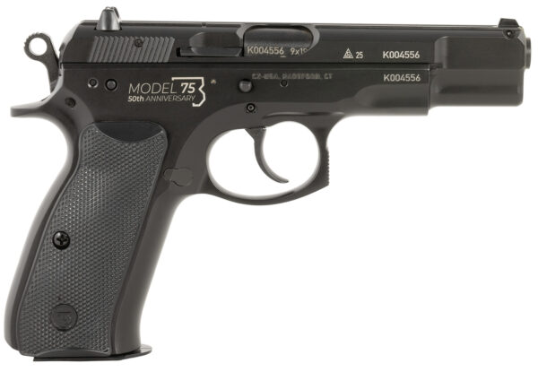 CZ 75 BD 50th Anniversary Pistol, 9mm, Decocker