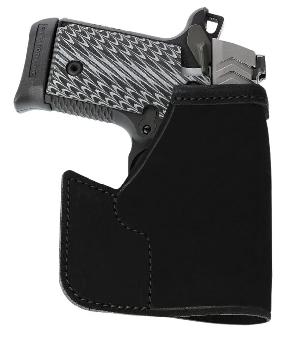 Galco PRO648B Pocket Protector Black Steerhide Fits S&W Bodyguard 2.0 Ambidextrous