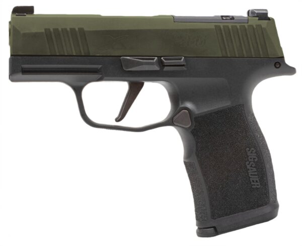Sig Sauer 365X9GXR3P P365X Micro Compact Frame 9mm Luger 12+1 3.10" Stainless Steel Optic Ready/Serrated Slide, Stainless Steel Frame w/Accessory Rail, RMSc Footprint