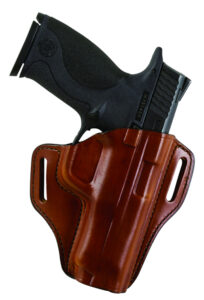 Bianchi 23944 57 Remedy OWB Size 10A Tan Leather Belt Slide Fits Colt 1911 Officer Right Hand