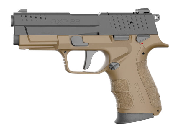 Retay RXP22 Pistol, .22 LR, FDE/Black, Threaded, 10+1
