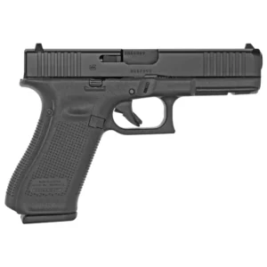 Glock G17 Gen5 Pistol, 9mm, 4.49-Inch Barrel, Fixed Sights, 17-Round