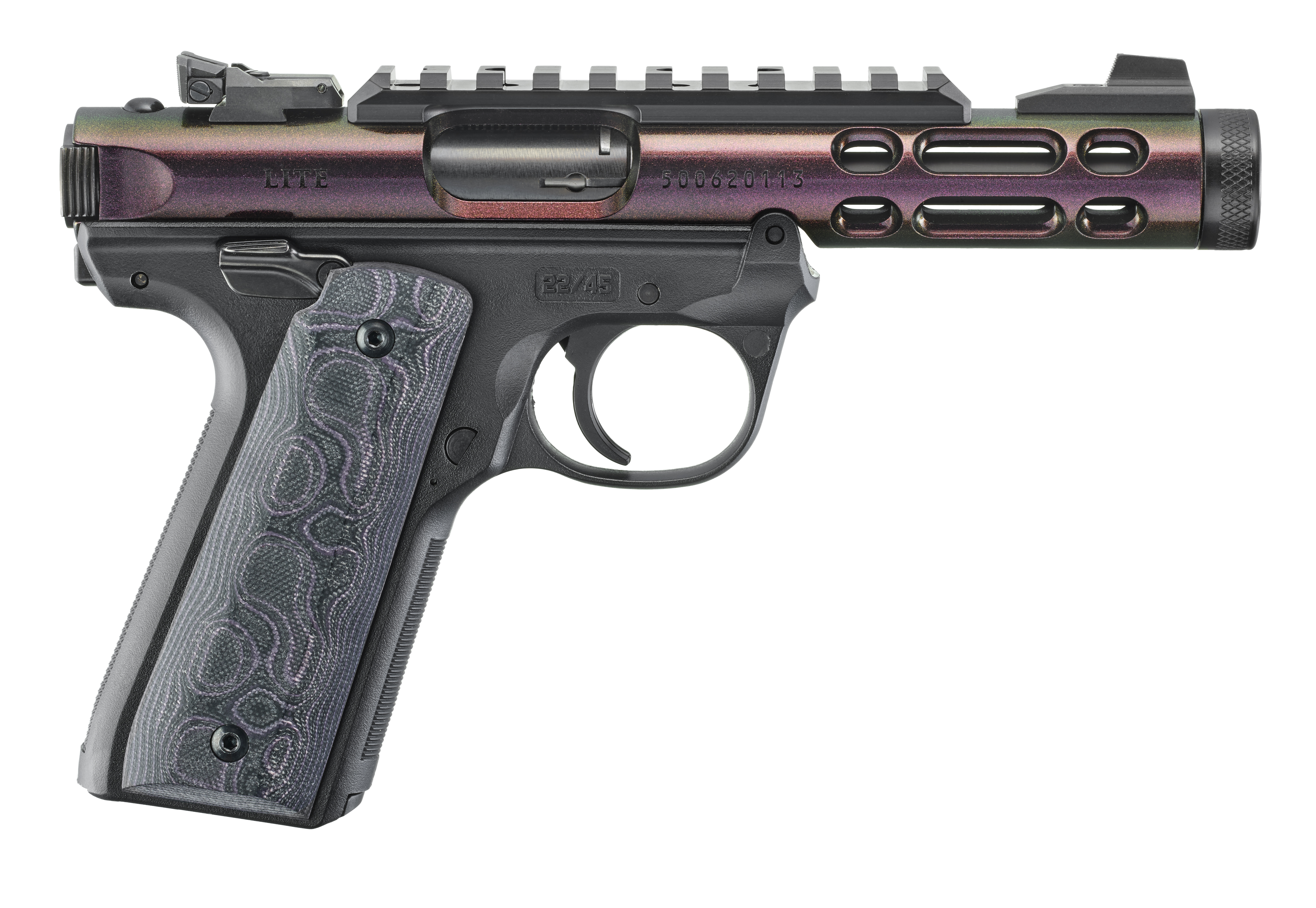 Ruger Mark IV 22/45 Lite Pistol, .22 LR, Gun Candy Finish