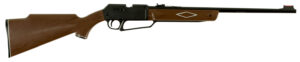 Daisy 990880603 Powerline Youth Pump Pneumatic 177 50rd Shot Black Black Receiver Hardwood w/Checkering & Woodgrain Molded Stock