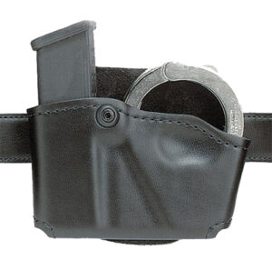 Safariland Cuff / Magazine Pouch for Beretta 8045F, Black Leather