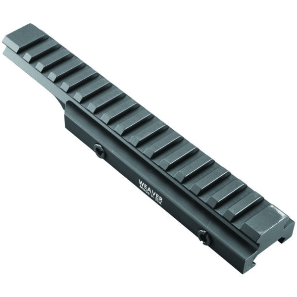 Weaver AR Flat Top Riser Rail, Matte