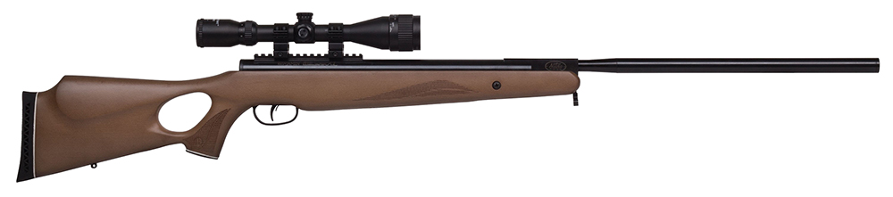 98191.jpg Benjamin BT725WNP Trail XL Nitrogen Piston 25 Pellet Black Hardwood Fixed Thumbhole Stock 3-9x40mm AO