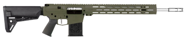 APF DMR 2.0 AR-10 Rifle, 22-250 Rem, 18-Inch, OD Green