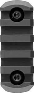 ARMASPEC PICATINNY RAIL COVERS - M-LOC 5 SLOT BLACK