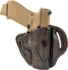 1791 Gunleather BH2.1 Multi-Fit OWB Belt Holster for Glock 17 and similar autos, Signature Brown