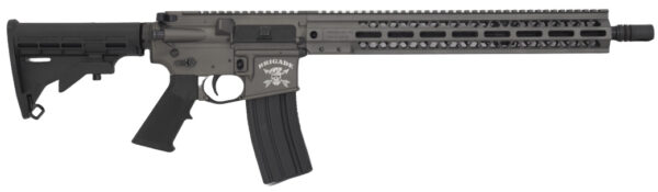 Brigade BM-15 AR-15 Rifle, 5.56mm, 16-Inch, Tungsten, M-LOK