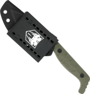 COBRATEC KINGPIN 4" FIXED BLD - OD GREEN D2 STEEL W/KDX SHEATH - additional view
