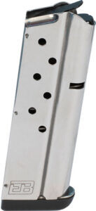 Ed Brown Officers 1911 8-Round 9mm Magazine, Stainless