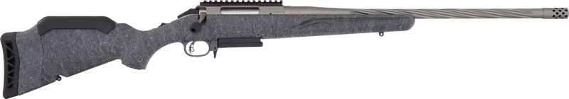 G46903 RUGER AMERICAN GENII 7MM-08 - 20" GRAY GRAY SPLATER SYN
