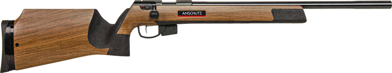 Anschutz 1761 HB MSR .22 LR Rifle, 21.4-Inch Blued, Walnut Stock, 5-Round