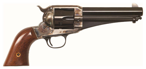 Cimarron 1875 Outlaw Revolver, .44-40 Winchester, 5.5-Inch, Case Colored/Blued, 6-Shot