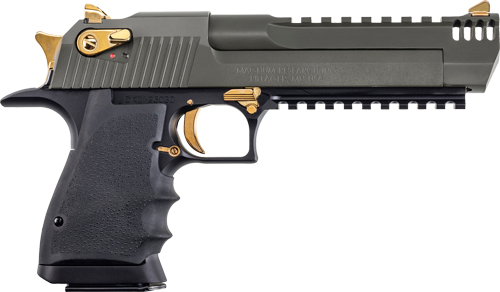 Desert Eagle L6 Series Pistol, .50 AE, 6-Inch, Black/Green Cerakote
