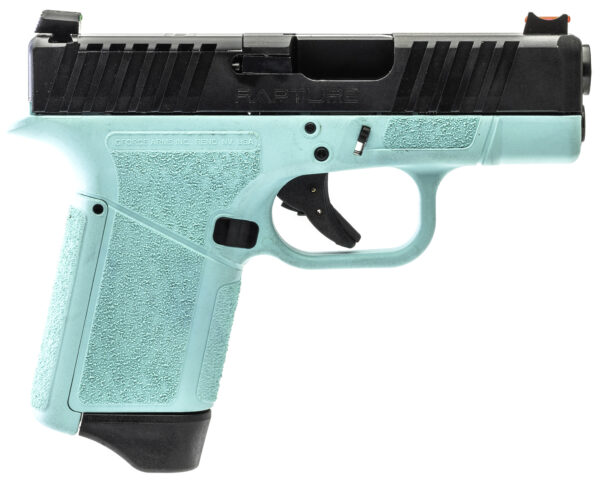 GForce GF9 Rapture Pistol, 9mm, Robin's Egg/Black, 12-Round