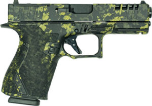 GLFA 19 Striker Pistol Bundle, 9mm, Lichen Black, w/ 3 Knives, 15-Round
