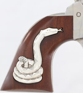 CIMARRON MAN W/NO NAME 45LC - FRONTIER 4.75" SILVER SNAKE