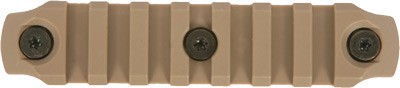 BCM Gunfighter Nylon KeyMod Rail Section, 4-Inch, FDE