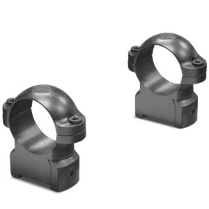 Leupold RingMount 1 in medium matte scope rings for CZ 550, machined solid steel, matte finish