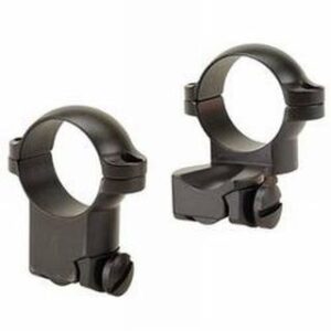 Leupold 2-Piece Extension Ringmounts Ruger M77 1 inch High Matte Black side view