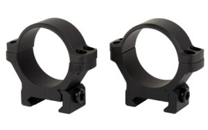 Leupold BackCountry Cross-Slot 34mm Medium matte black rings for 34mm scope tube