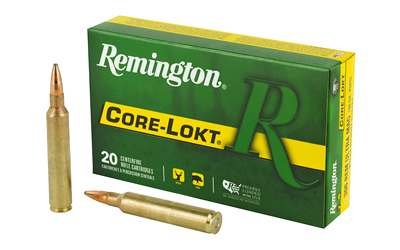Remington Core-Lokt .300 Remington Ultra Magnum 180gr PSP Ammo, 20-Round Box