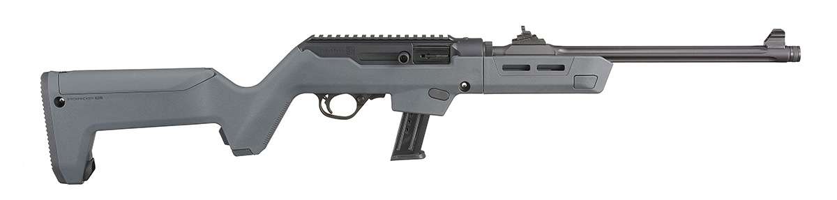 Ruger PC Carbine Backpacker, 9mm, 16.1-Inch, Stealth Gray
