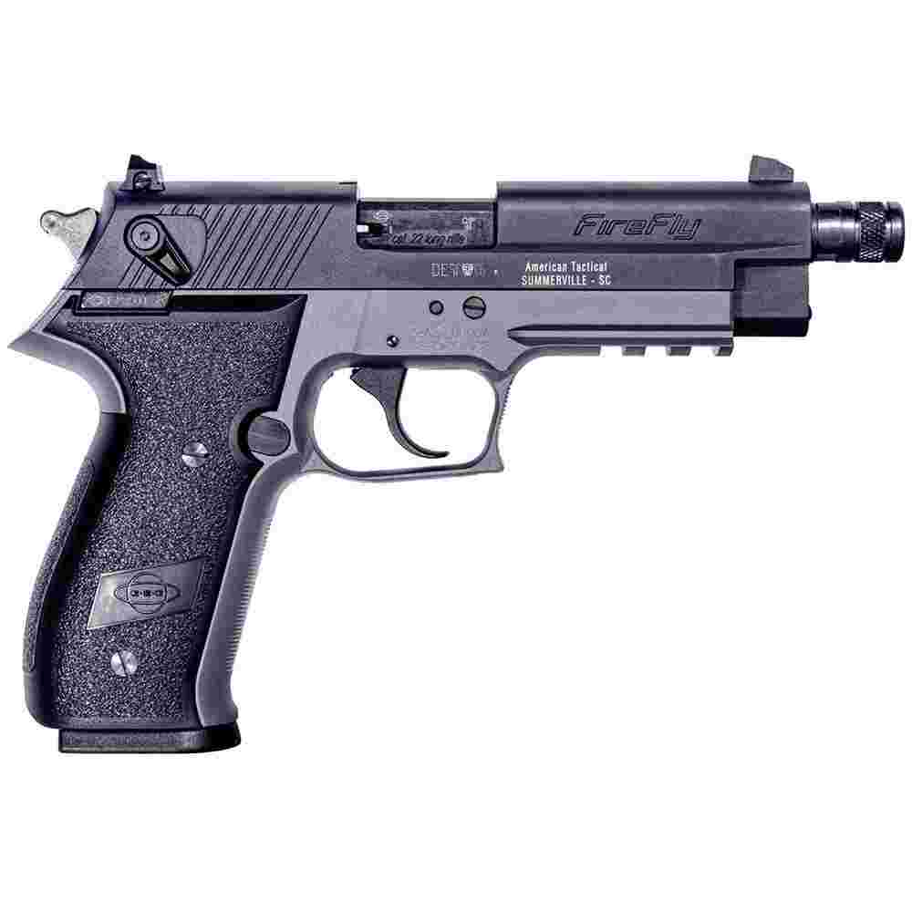 https3A2F2Fmedia.chattanoogashooting.com2Fimages2Fproduct2FAKGERG2210TFFS132FAKGERG2210TFFS131.jpg ATI GSG Firefly Handgun .22 LR 13rd Magazines(2) 4.9 Threaded Barrel Smoke Frame