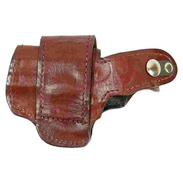 Bond Arms Leather Driving Holster for 3in-barrel Bond Arms derringers, Brown with Henna Stitching