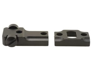 Leupold 2-piece matte black steel scope base for Winchester 70 with reversible rear (RVR)
