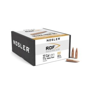 Nosler RDF Match .22 Caliber 77gr HPBT Bullets