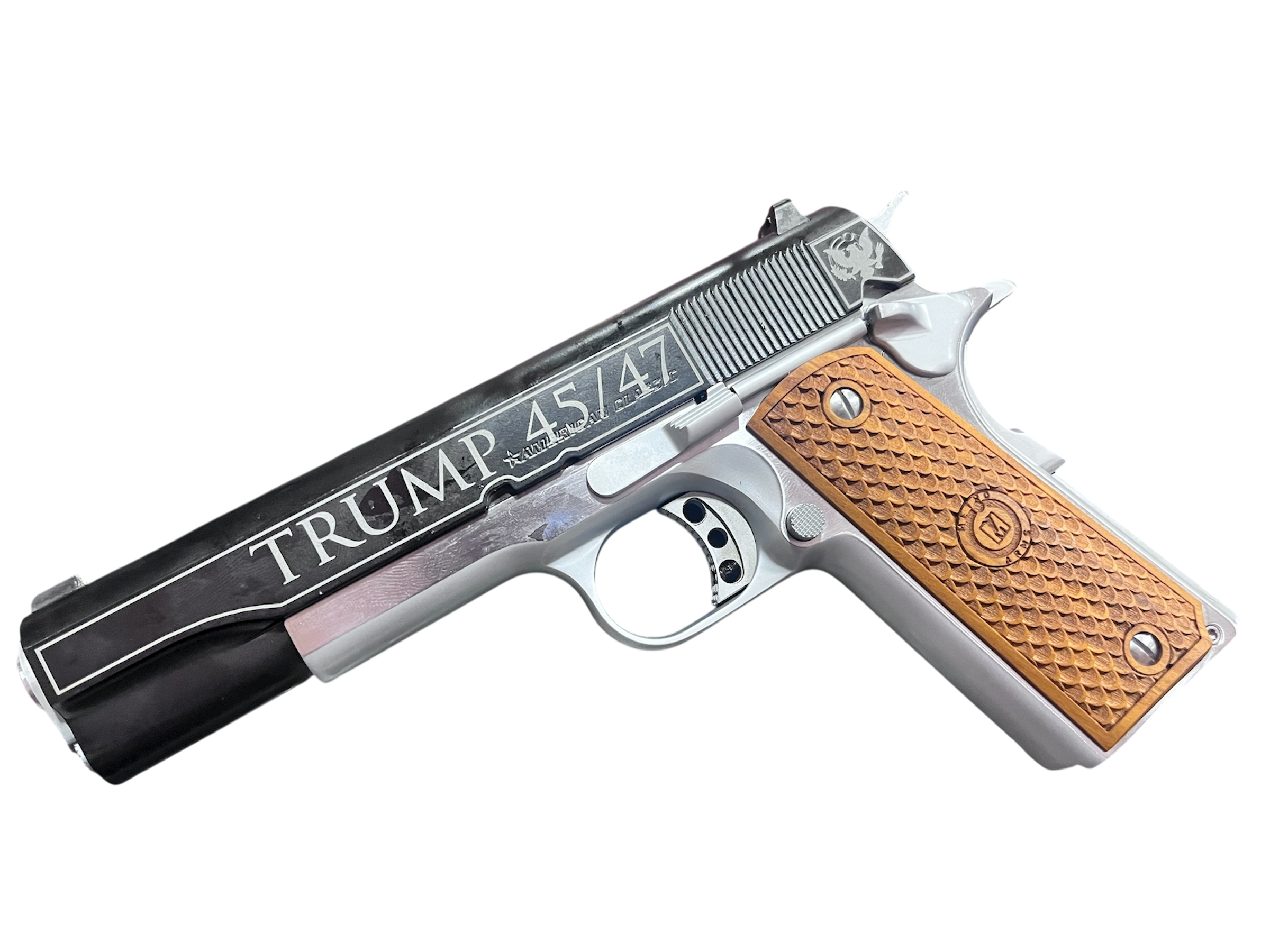 American Classic Trophy 1911 Pistol, .45 ACP, Black/Silver, Special Edition, 8-Round - TriStar Arms