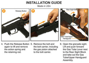 UTG Picatinny Quad Rail for AK47 Yugo M70, Drop-In - view 3