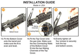 UTG Picatinny Quad Rail for AK47 Yugo M70, Drop-In - view 5