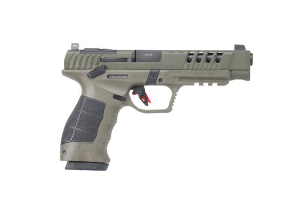 SAR9 Sport Gen3 Pistol, 9mm, OD Green, 5.2-Inch, 19-Round