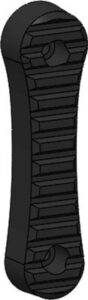 AB Arms Recoil Pad for Urban Sniper/Assault Stock, Black - view 2