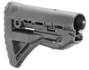 FAB Defense FXGLSHOCK GL-Shock Buttstock for M16/ M4 w/Anti-Rattle Mechanism Black Polymer