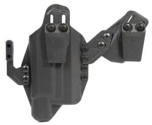 Blackhawk 416702BK Stache IWB Size 02 Black Polymer Belt Clip Compatible w/Glock 19/23/32/45 Belt 1.50" Wide Ambidextrous