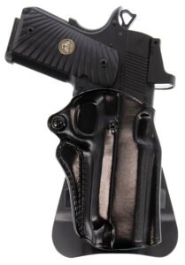 Galco Speed Master 2.0 OWB Paddle Holster, Black Leather, 1911 5-Inch