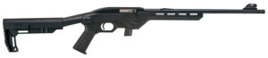 Citadel CIT22LRB Trakr 22 LR 10+1 18" Blued Steel Threaded Barrel & Receiver, Lightweight Synthetic Black Synthetic Stock