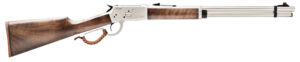 Gforce Arms GFLVR357SS Saddlehorn Full Size 357 Mag 10+1 20" Stainless Steel Barrel & Aluminum Receiver, Turkish Walnut Fixed Stock