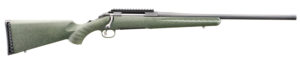 Glenfield 52006 Model A Full Size 350 Legend 5+1 20" Matte Black Threaded Barrel, Matte Black Alloy Steel Receiver w/Picatinny Rail, Moss Green Splatter Fixed Synthetic Stock, Thread Protector