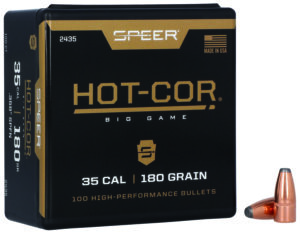 Speer 2435 Hot-Cor 35Cal 180gr Spitzer Soft Point 100 Per Box/5 Case