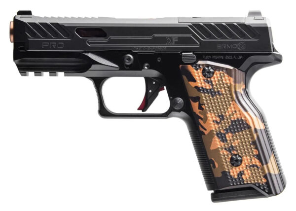 Fusion XF Pro Pistol, 9mm, 4-Inch Barrel, Bronze Camo, All-Metal, 10-Round