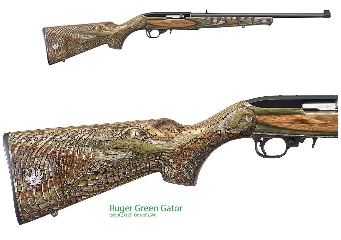 Ruger 10/22 Gator Rifle, .22 LR, Laminate Stock, 18-Inch